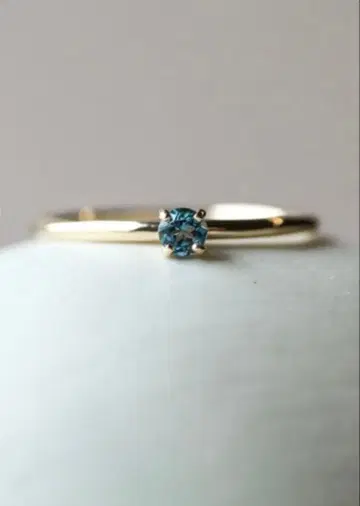 cuicui 런던 블루 토파즈 반지