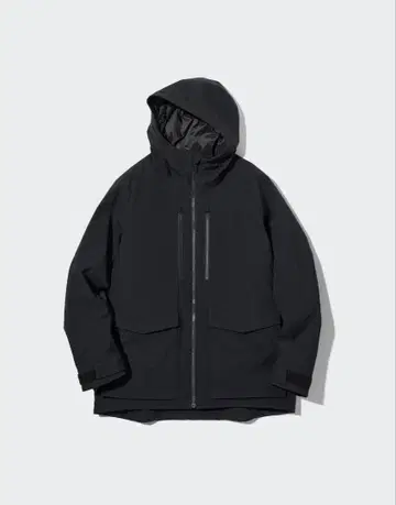 하이브리드 다운 후드티