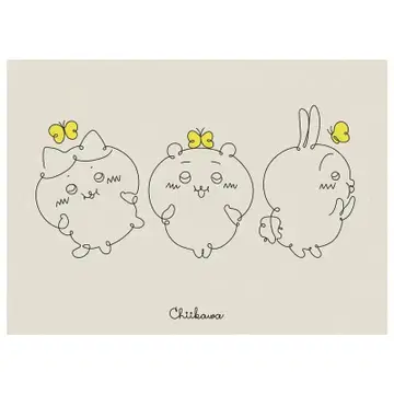 치이카와 패브릭 포스터 L 뺨