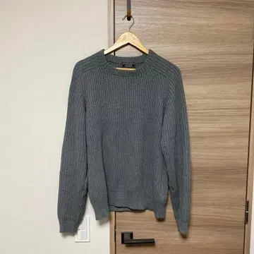 저널 스탠다드 홈스테드 그레이 L 리브 편직 스웨터