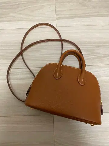 라쿠텐 핸드백 천연 가죽 2way 숄더백 가죽 카멜