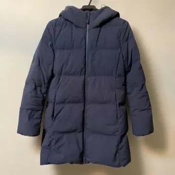 UNIQLO 심리스 다운 숏코트 XS 네이비