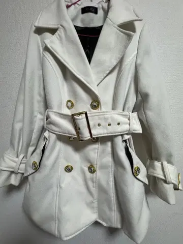 Stella 코트 화이트 헤이세이 갸루 갸루 ageha