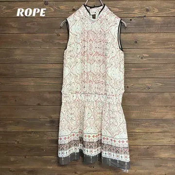 [ 로페 ] ROPE 슬리브리스 꽃무늬 원피스 M