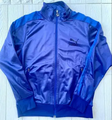 Y2K PUMA 푸마 트랙 자켓 저지 파란색 O 사이즈