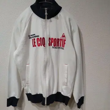 르꼬끄 스포르티브 긴팔 저리 상의 트랙 자켓 자수 빅 로고 LL