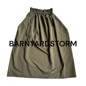 BARNYARDSTORM 카키 스커트