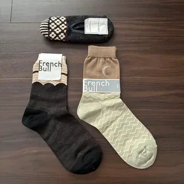 프렌치 불 삭스 3켤레 세트