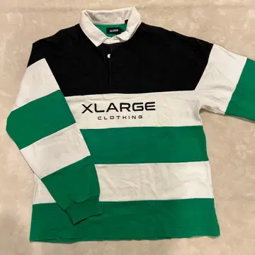 XLARGE 스트라이프 럭비 셔츠