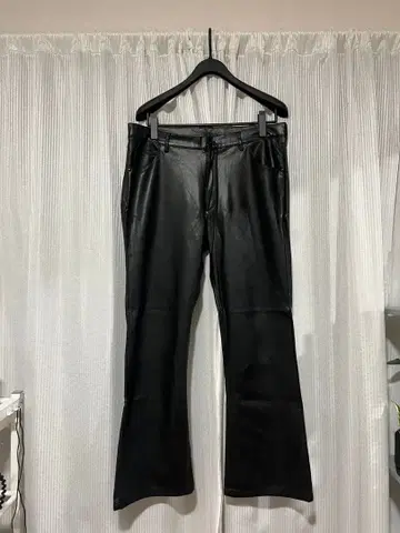 가죽 플레어 팬츠 ZARA
