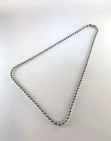 실버925 볼 체인 목걸이