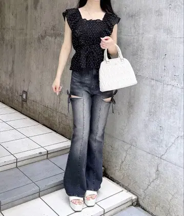 INGNI 부츠컷 데님 팬츠