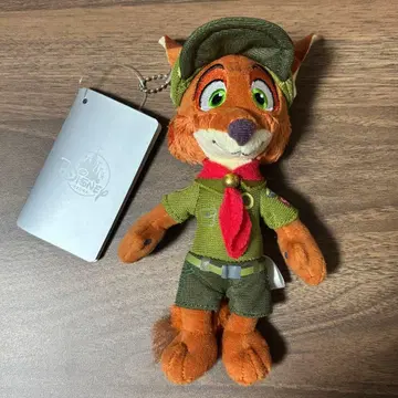 디즈니 스토어 닉 어린 시절 플러시 키체인