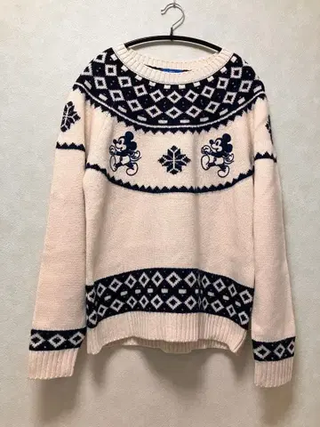 도쿄 디즈니 리조트 미키 스웨터 L