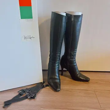 컨디션 최상 카네마츠 롱 부츠