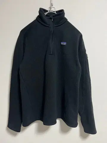 patagonia 블랙 플리스 자켓 하프 지퍼
