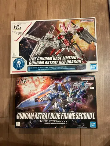HG 1/144 건담 아스트레이 레드 드래곤 블루 프레임 세컨드 L