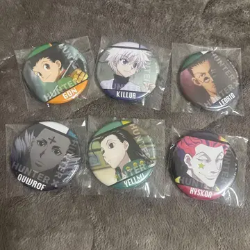 HUNTER x HUNTER 캔뱃지 세트