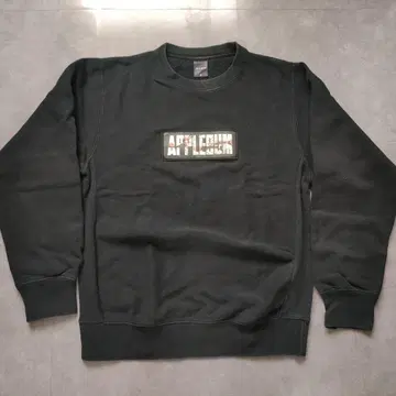 APPLEBUM 블랙 맨투맨 트레이닝복