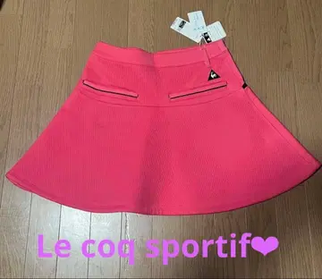 르꼬끄 스포르티브 핑크 플레어 스커트