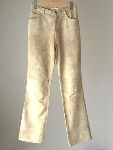 스웨이드 가죽 팬츠 Bonappetit 사이즈 M 9호