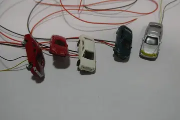 N 게이지 사이즈 정도 미니카 5대