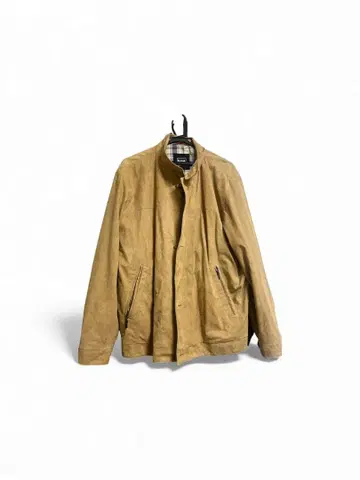 베이지 점퍼 블루종 프론트 지퍼 포함