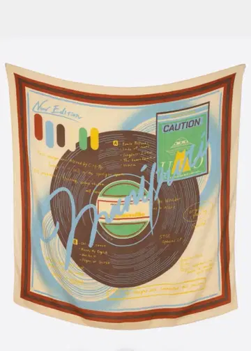 manipuri 마니프리 울 실크 스톨 헤링본 직조 120 레코드