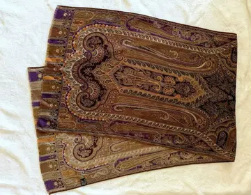 새상품급 에트로 페이즐리 무늬 스톨 울 실크