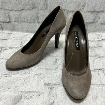 DIANA 베이지 스웨이드 하이힐 펌프스 23cm