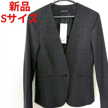 새상품 ESPRITMUR 노카라 자켓 7호 다크 그레이