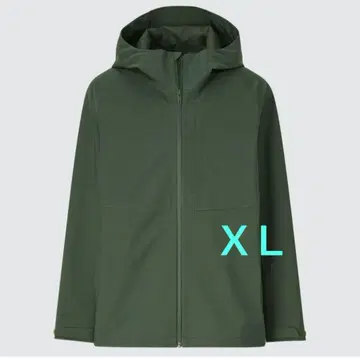 UNIQLO 블록 테크 후드티 XL
