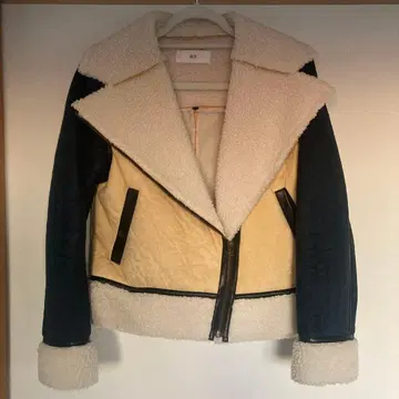 SLY 무스탕 라이더 자켓 M 사이즈