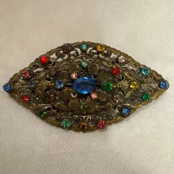 레어 아이템 눈 모양 컬러풀 브로치