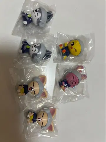 스키즈 사우나 가챠 6개 세트