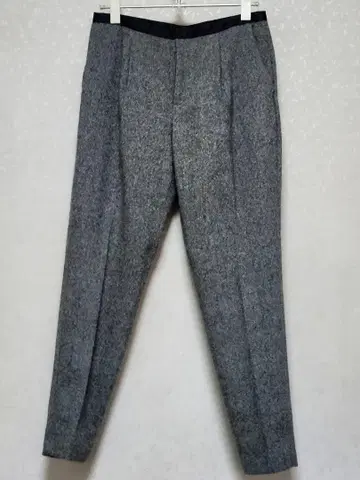 그린 라벨 릴랙싱 D 벨트 절개 트위드 팬츠