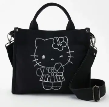 산리오 키티 큐빅 토트백 새상품