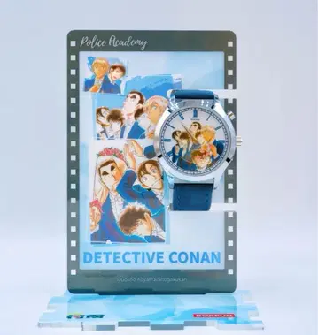 명탐정 코난 중국 한정판 경찰학교조 손목시계 카드 포함