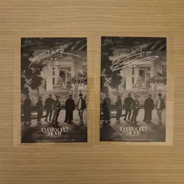 UVERworld 영화 특전 트레이딩 카드 2장 세트 신타로 아키라