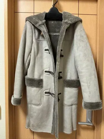 BLUE FRONCE 페이크 무스탕 더플 코트 38 M