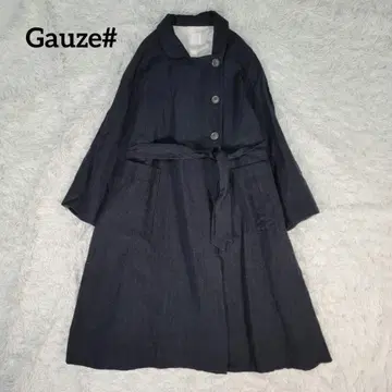 새상품급 Gauze# 리프로덕션 클래식 코트 벨트 울 린넨