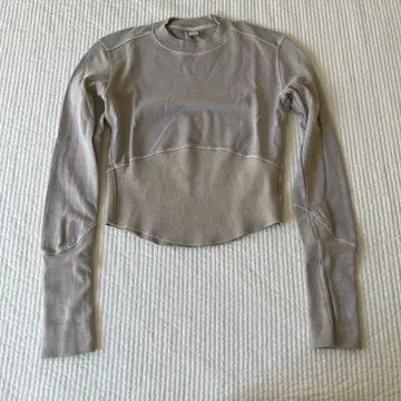 EE 베이지 크롭 트레이닝복 M 사이즈