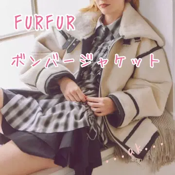 FURFUR 봄버 자켓 무스탕 코트 블루종 퍼퍼