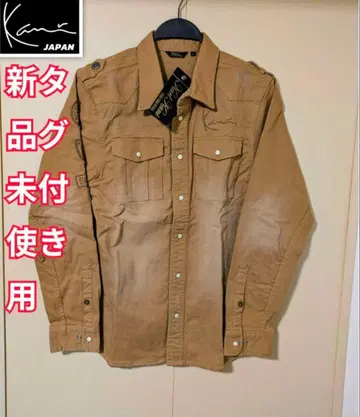 미사용 새상품 KarlKani 칼카니 밀리터리 셔츠 M 사이즈