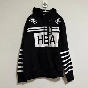[ 미사용 새상품 택 포함 ] HBA 후드 바이 에어 후드티 블랙 속기모
