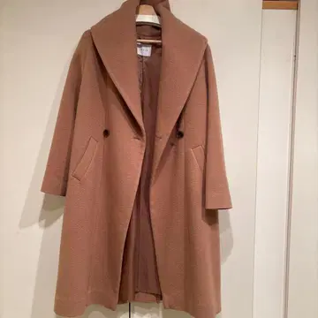 trois 카멜 코트 프리 사이즈