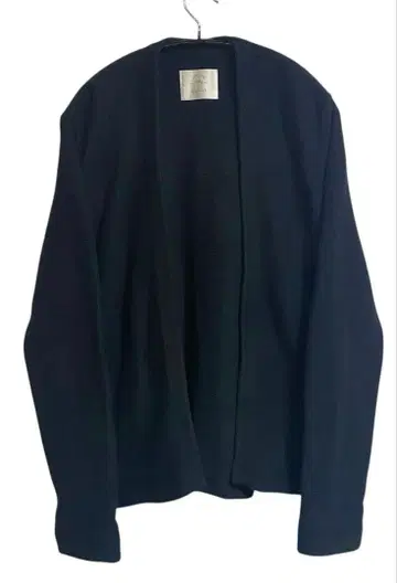 아카이브 부프트 노카라 가디건 블랙 겉옷 니트 스웨터