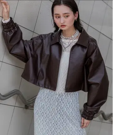 ad thie 가죽 자켓 가죽 아우터