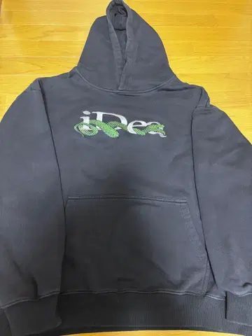 ideaswam 후드티 블랙 L 사이즈 짧은 기장