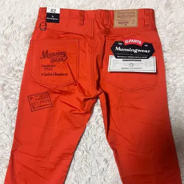 [ 새상품 ] Munsingwear 먼싱웨어 골프 팬츠 오렌지 82M